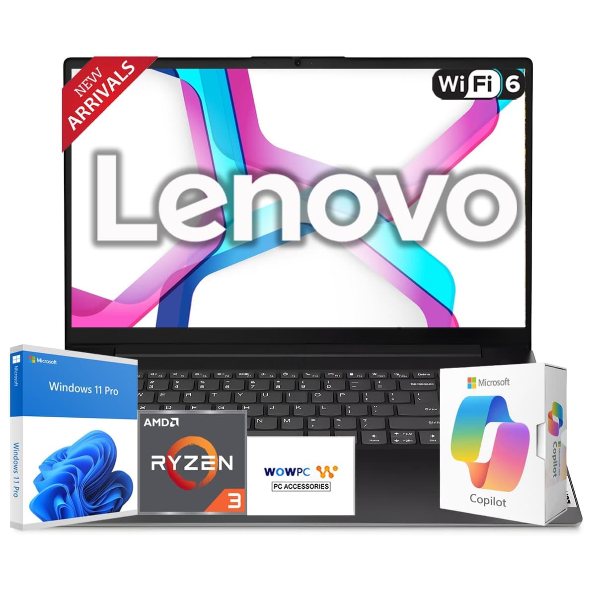 Lenovo 2026 Nueva Generación Laptop para Negocios y Estudiantes, Ryzen 3 Serie 7000 (Rinde más que Intel i5-1235U), 16GB RAM, 1TB SSD, Pantalla FHD de 15.6", Diseño Ultra Delgado, Larga Duración de Batería, Windows 11 Pro V15