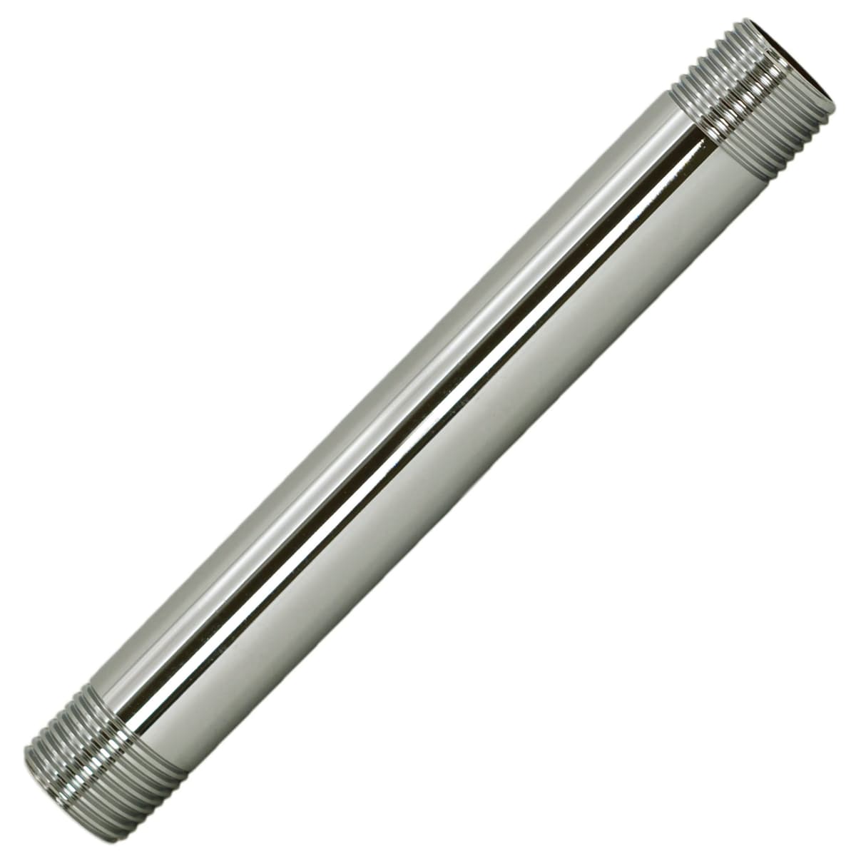 Westbrass D12106-50-26 ½” x 6" IPS Pipe Nipple de latón, Polished Chrome (50-Pack)