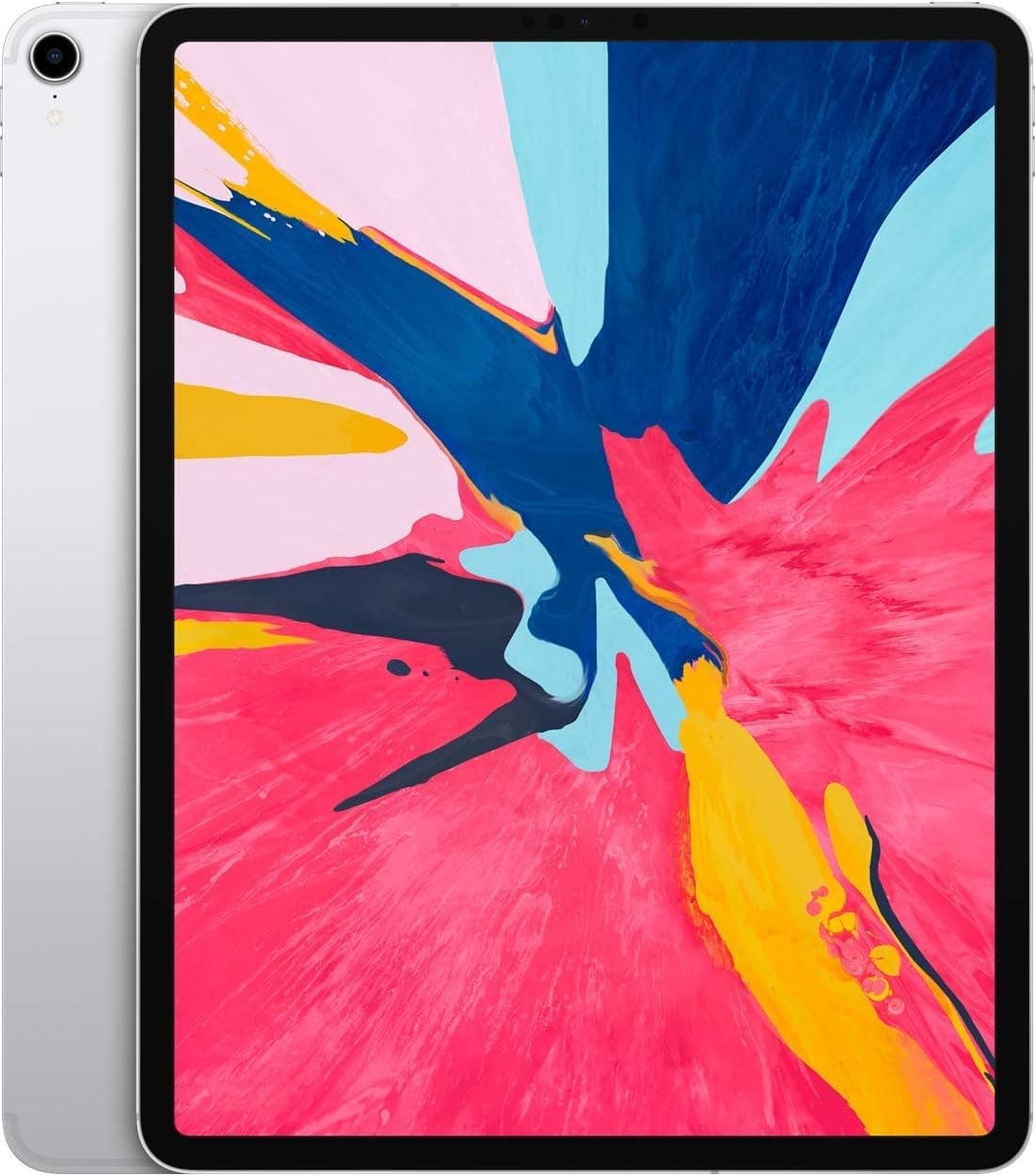 Apple iPad Pro 2018 3.ª generación, 12.9 pulgadas, Wi-Fi + Celular, 1 TB, Plateado (Reacondicionado) MTJX2LL/A