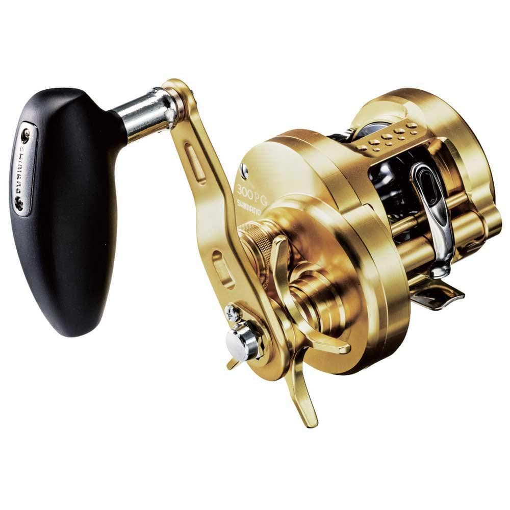 Shimano Osia-Conquest 301HG reel para baitcasting offshore, manija izquierda, azul 4969363034038
