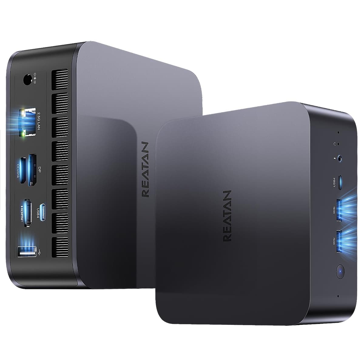 Reatan X7 Mini PC Gaming OCuLink AI con AMD Ryzen 7 255, Altavoces Integrados (Barebone) H255