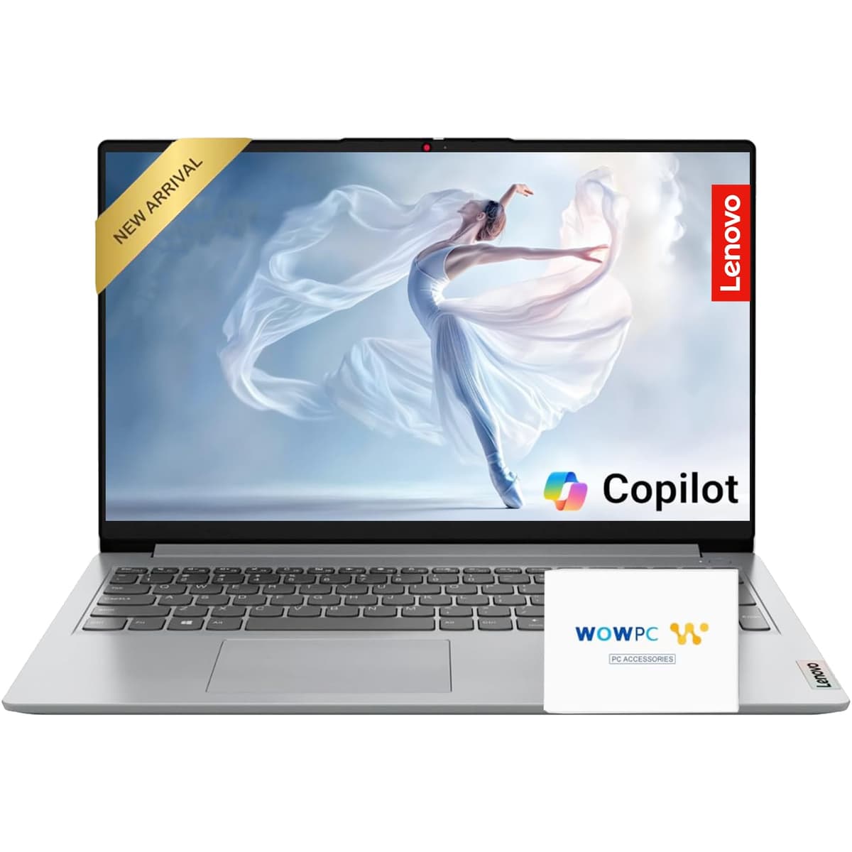 Lenovo IdeaPad Laptop de 15.6 pulgadas con Microsoft 365 Home and Business • Intel Core • 1 TB de almacenamiento en la nube • batería de 11 horas • Windows 11 • USB de recuperación WOWPC (Gris, 36 GB de RAM | 2 TB SSD)