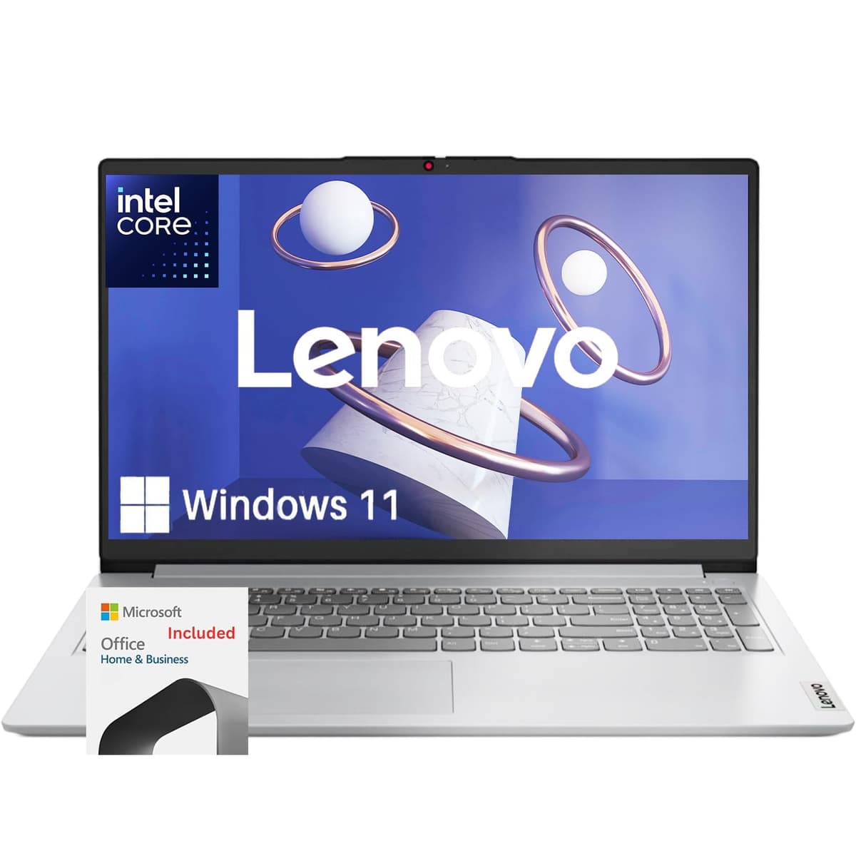 Lenovo Serie Premium Laptop IdeaPad 15.6" | 12GB RAM | 256GB SSD PCIe | 1 año Office 365 con 1TB de almacenamiento en la nube | Listo para negocios y estudio | Intel Core | Wi-Fi 6 | Windows 11 Business Laptop