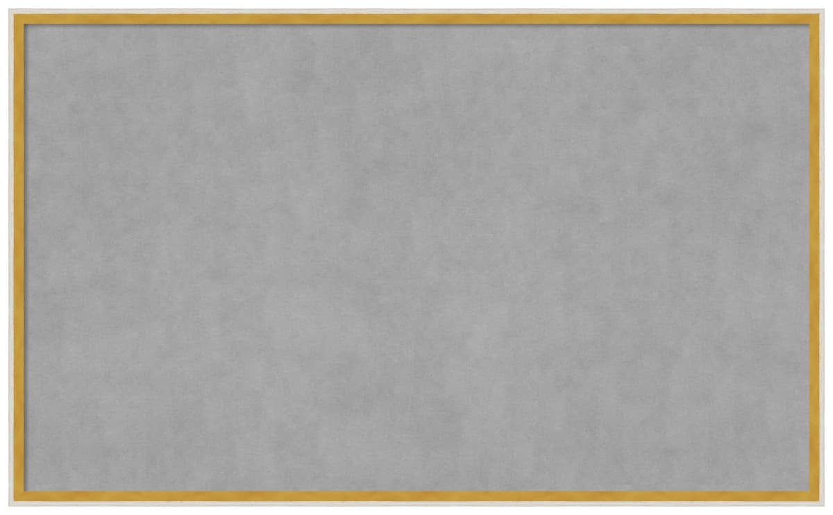Amanti Art Paige White Gold - Pizarra magnética enmarcada 41x25 28588291914
