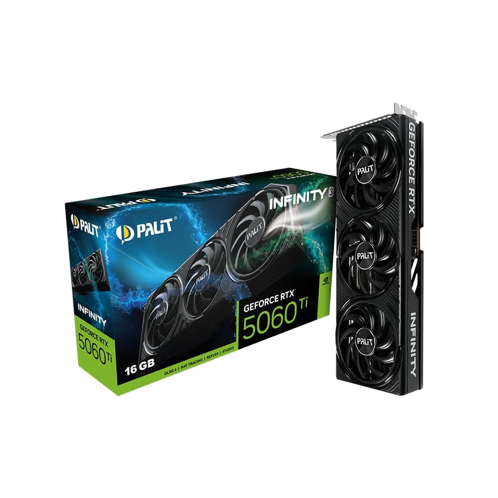Palit GeForce RTX 5060 Ti Infinity 3 (16 GB GDDR7/PCI Express 5.0/2572 MHz/28000 MHz) NE7506T019T1-GB2061S