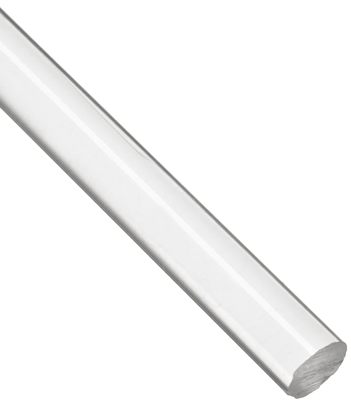 Small Parts Vara redonda de acrílico transparente 3-1/2" OD x 5' ZAM2966-B0070ZTE4Q