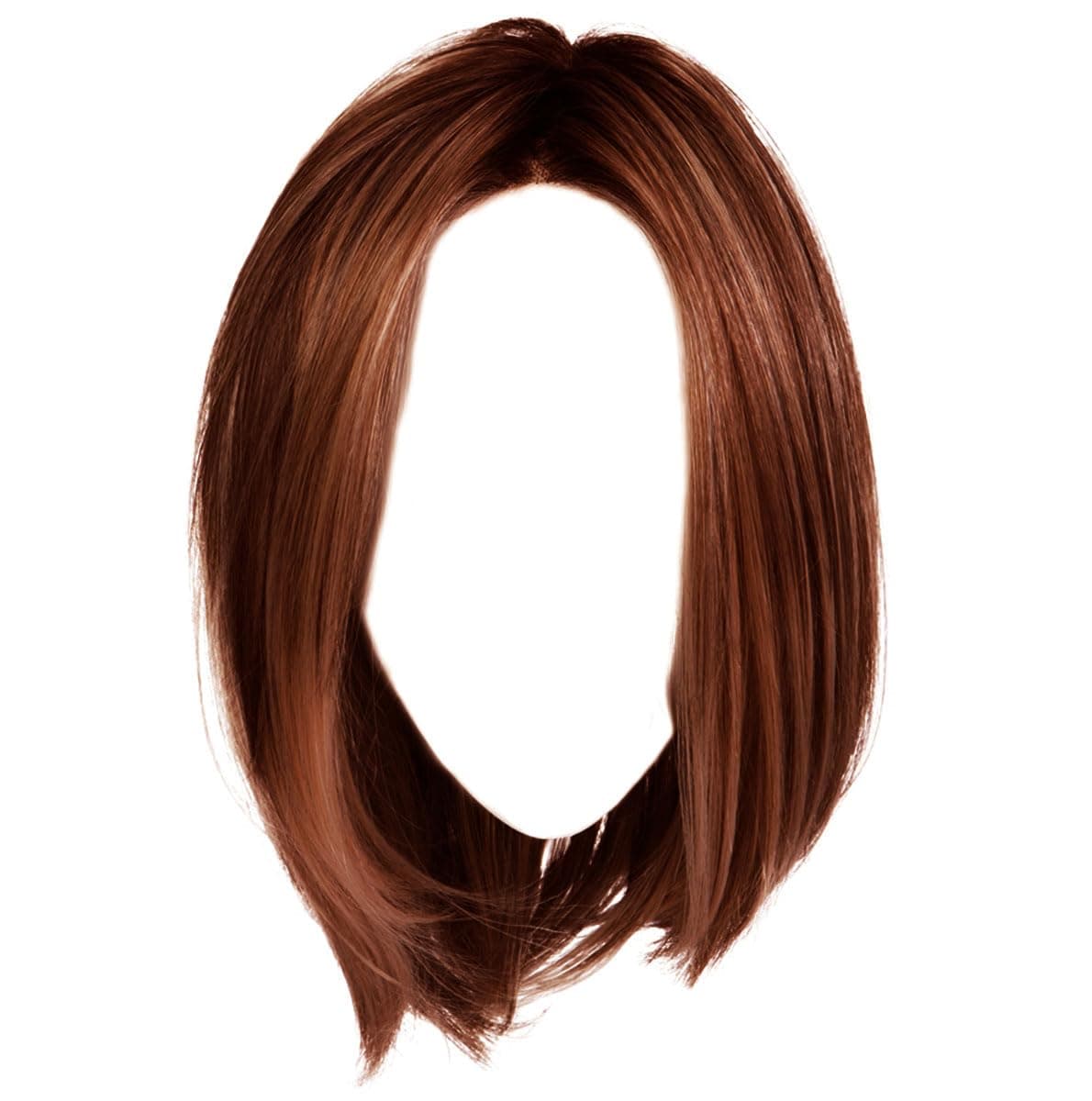 Raquel Welch Cruise Control Peluca bob estilo pageboy de largo medio anudada a mano por Hairuwear, talle de cofia promedio - RL32/31 Cinnabar