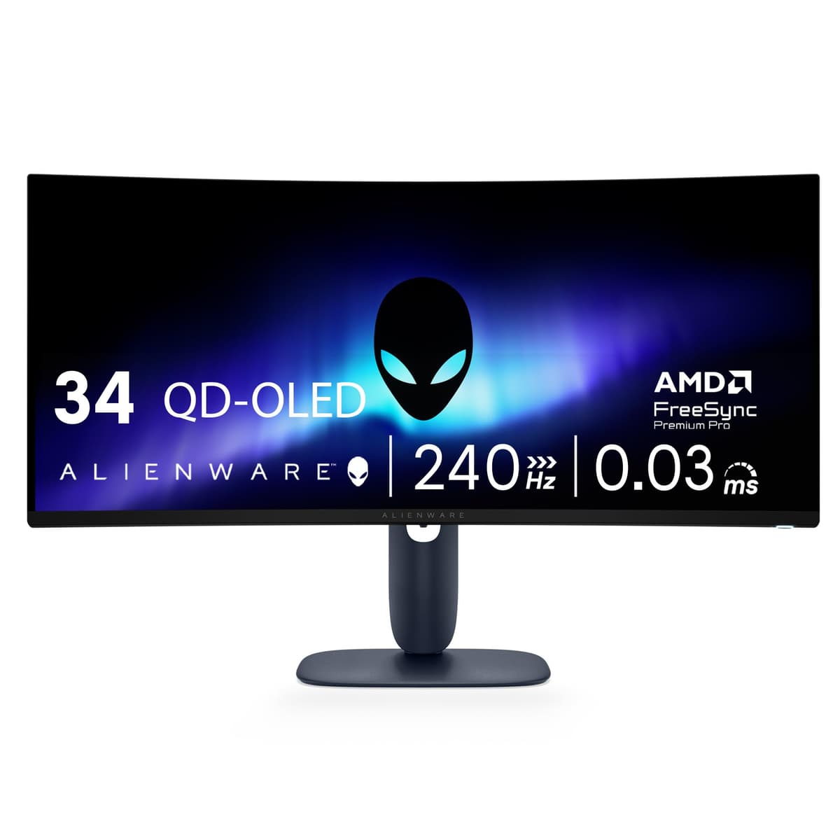 Alienware AW3425DW 34.2" QD-OLED Curvo Gaming 240Hz WQHD, 1800R, DisplayHDR TrueBlack 400 63HN0