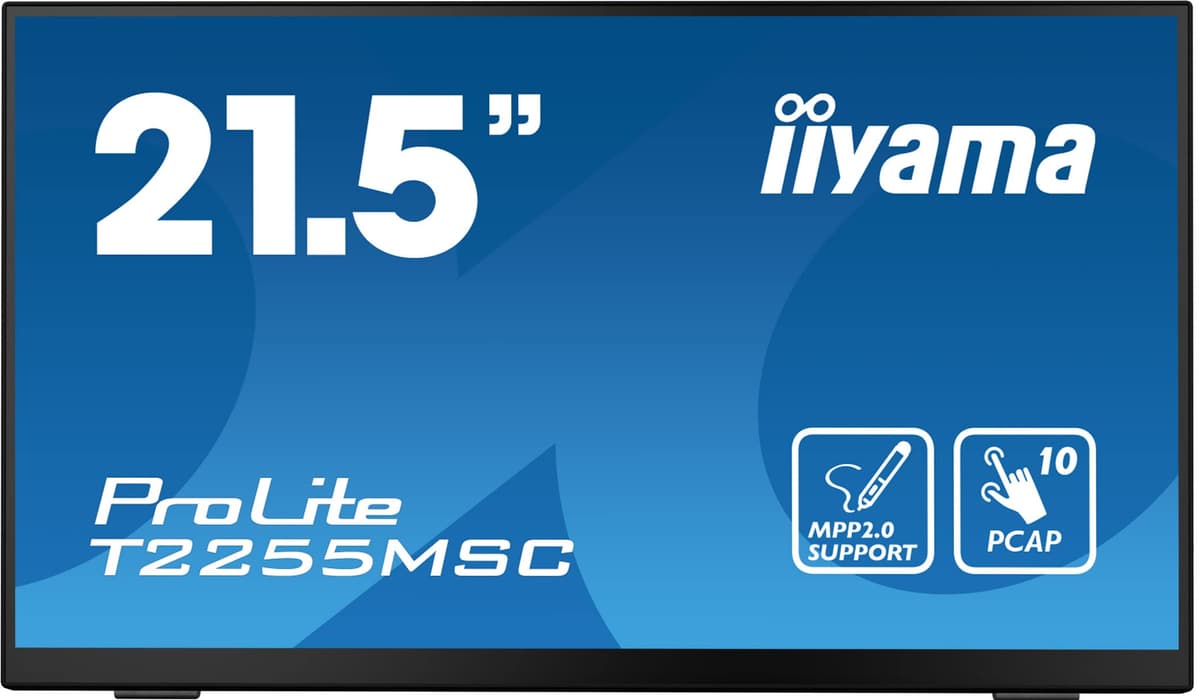 iiyama ProLite T2255MSC-B1 - Monitor táctil Full HD 22" con PCAP 10 puntos y soporte MPP2.0