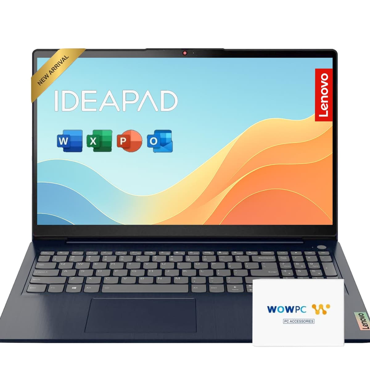 Lenovo IdeaPad portátil de 15.6 pulgadas con Microsoft 365 Hogar y Empresa • 36 GB de RAM • 1 TB PCIe SSD • Intel Core • Wi-Fi 6 • Batería de 11 h • 1 TB de almacenamiento en la nube • Windows 11 • USB de recuperación WOWPC