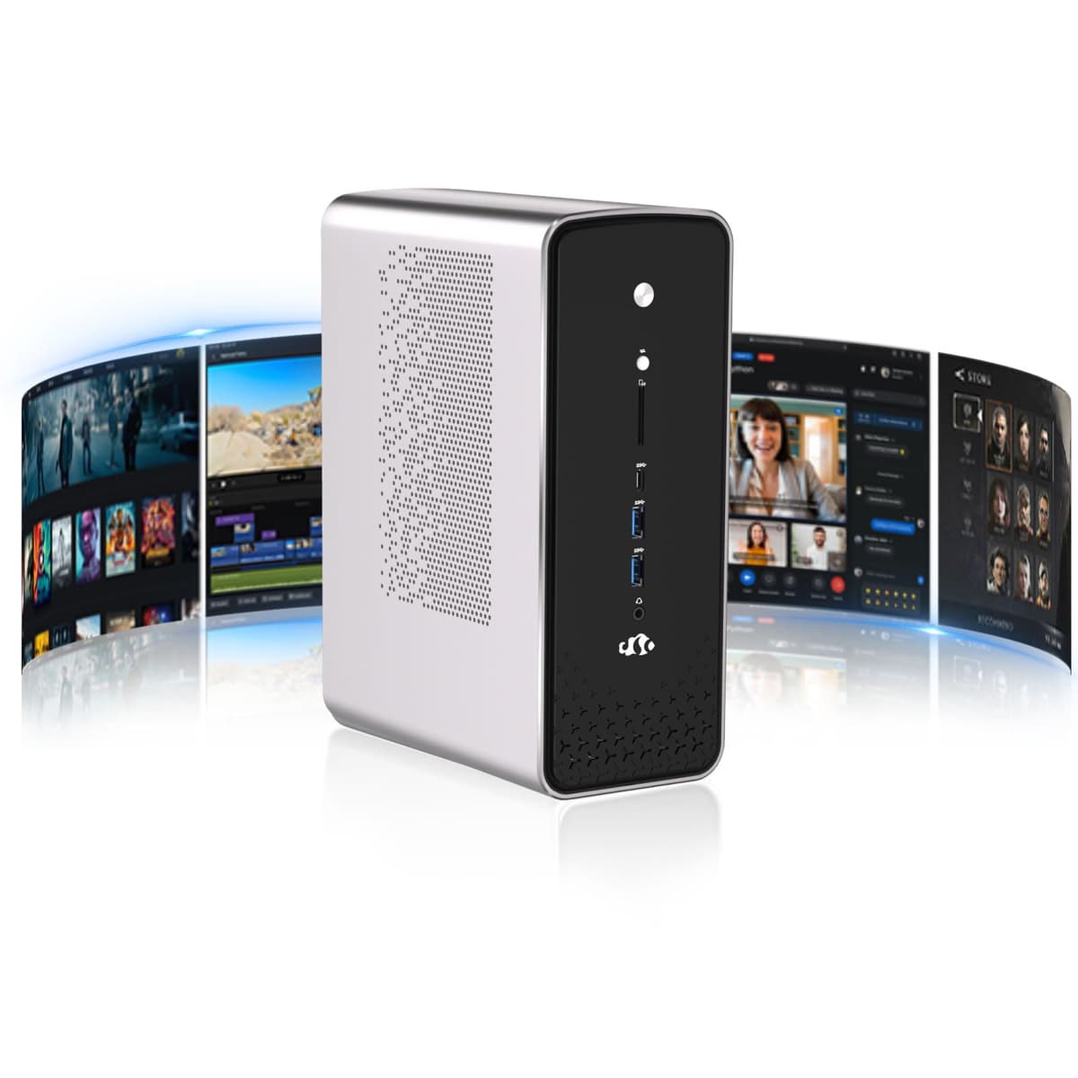 NIMO Mini PC AMD Ryzen AI Max+ 395 128GB LPDDR5 4TB SSD Radeon 8060S WiFi 7 USB4