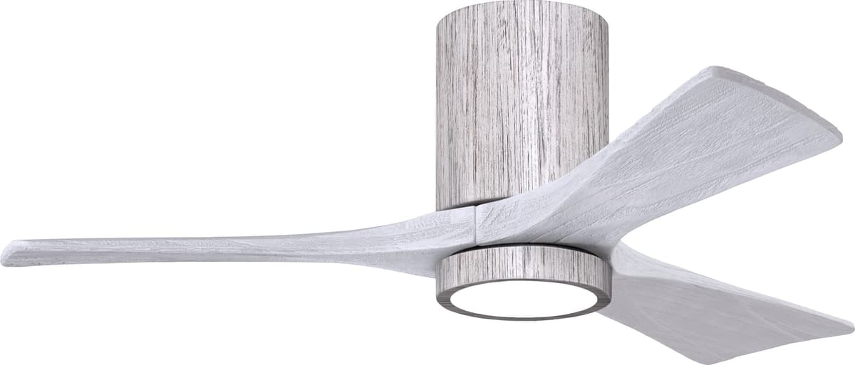 Matthews IR3HLK-BW-MWH-42 Ventilador de techo Irene 42" con luz, control remoto y de pared, motor DC silencioso