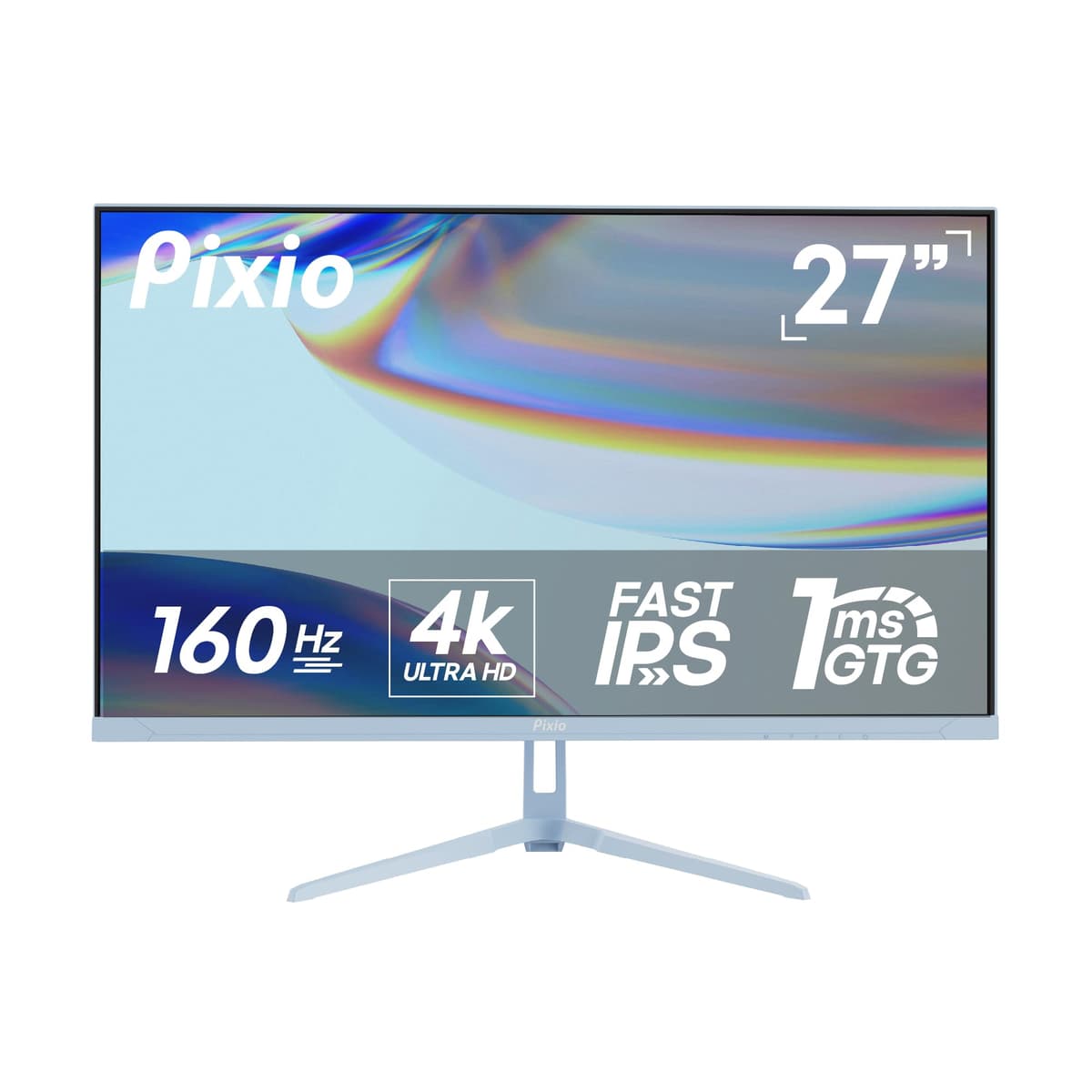 Pixio PX27U Wave Blue 27" 4K 160Hz Fast IPS Gaming Monitor 1ms GMT