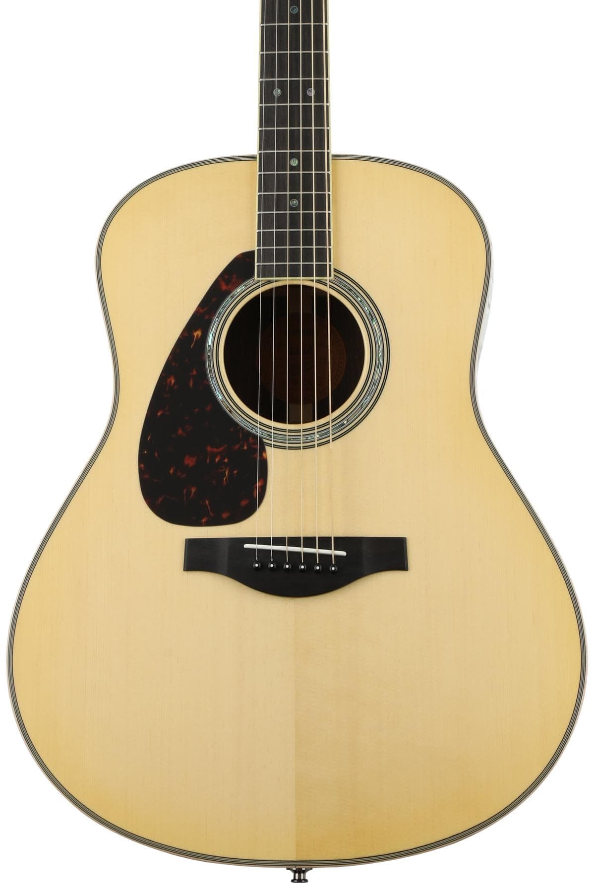 Yamaha L-Series LL16 zurda electroacústica con funda - Natural LL16LHB