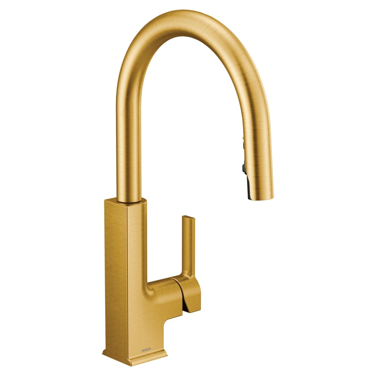 Grifo de cocina Moen STo S72308BG con ducha extraíble y Power Clean - Brushed Gold