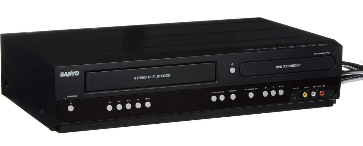 Grabador Sanyo DVD/VCR combo con grabación bidireccional RFWZV475F