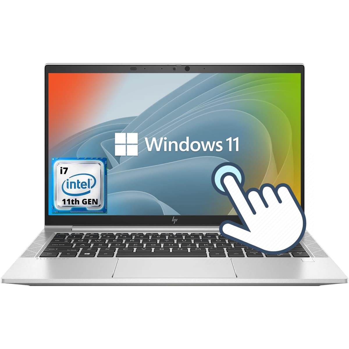 HP EliteBook 830 G8 Laptop con pantalla táctil i7, computadora de 13.3" FHD Win11 Pro, Core i7-1185G7 3.0GHz, 32GB RAM, 512GB SSD (Reacondicionado)