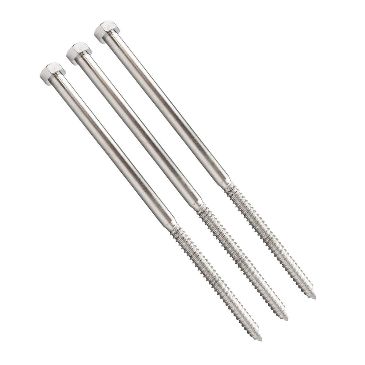 Conquest Lag Bolts 5/8" x 14" 18-8 Stainless Steel Hex Head 10 Pack LB4SS-58X14-10PK