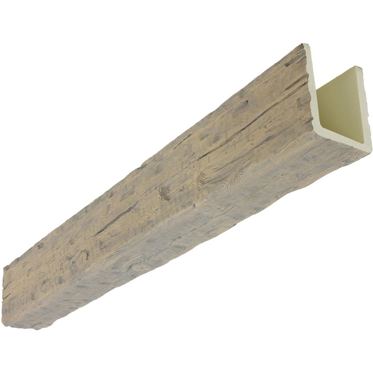 Ekena Millwork HeritageTimber Viga 9-1/2" x 9-1/2" x 288" Salvaged Timber Sandstone BMSTS3C01000X1000X288SS