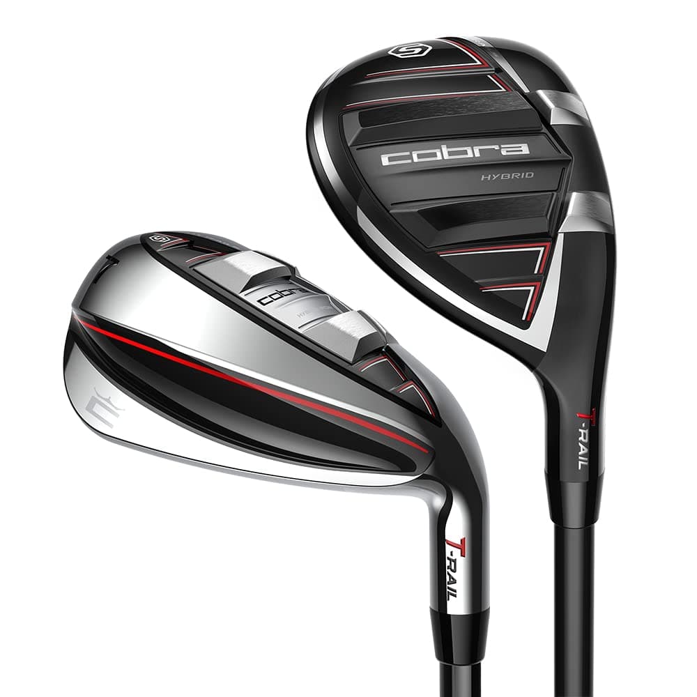 Cobra T-Rail Combo Hybrid-Irons Graphite Regular Left Hand (4 Hybrid, 5-PW) 2023 T-Rail