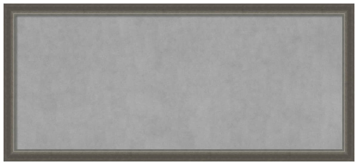 Amanti Art tablero magnético con marco Domus Dark Silver 51 x 23 pulgadas 28588191767