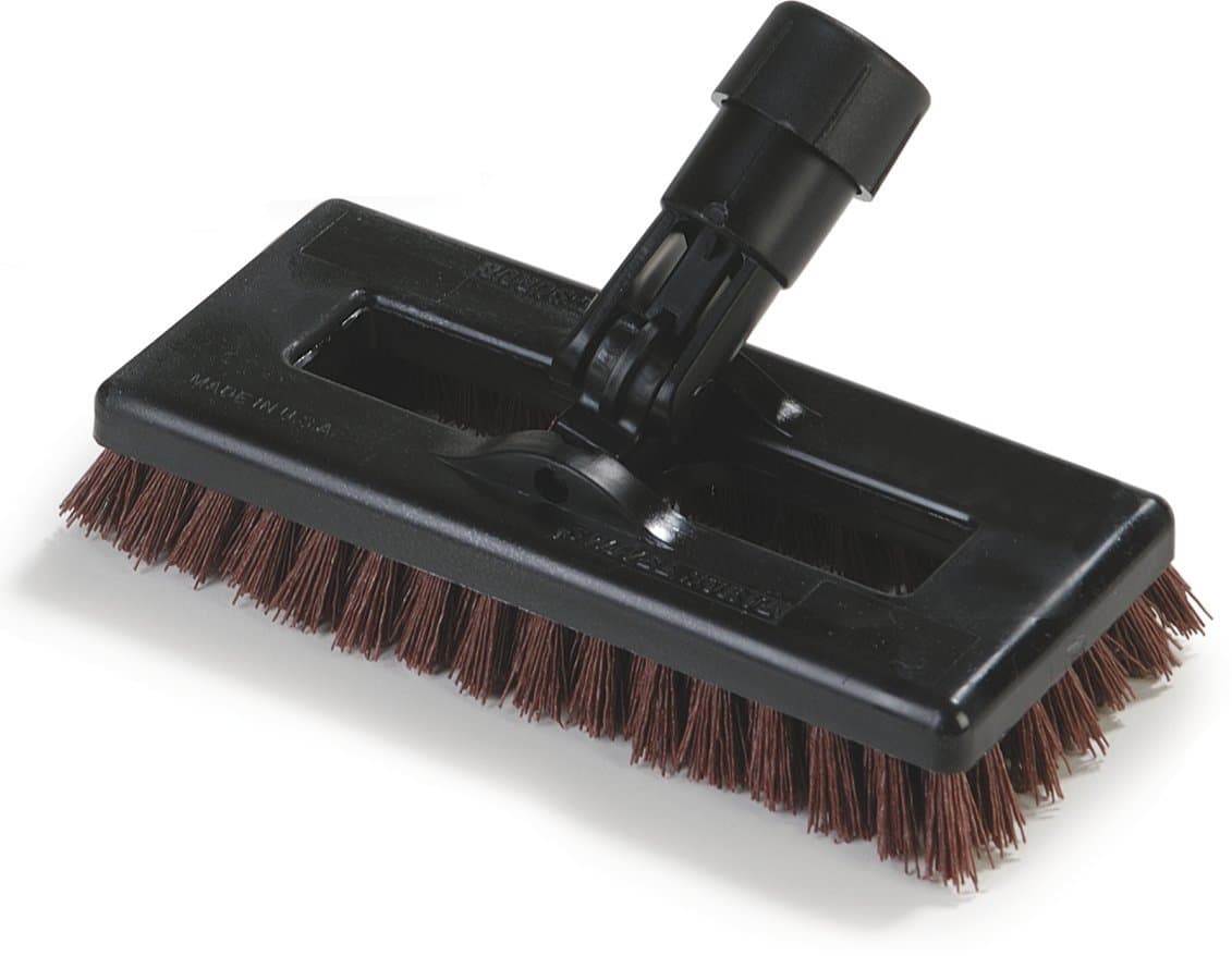 Carlisle 36531027 Cepillo Power Scrub para Piso, Nylon Grit, 8" x 3-1/2" (Paquete de 12)