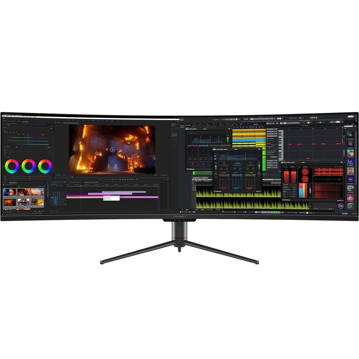 INNOCN 49" Curved Gaming Monitor 144Hz Ultrawide 32:9 WDFHD - 49C1G H3CQC-P