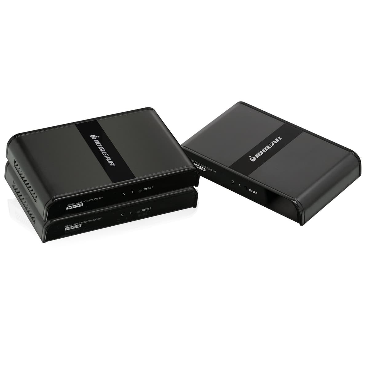 IOGEAR Kit HDMI sobre línea eléctrica PRO con 1 receptor adicional - GPLHDPROK2