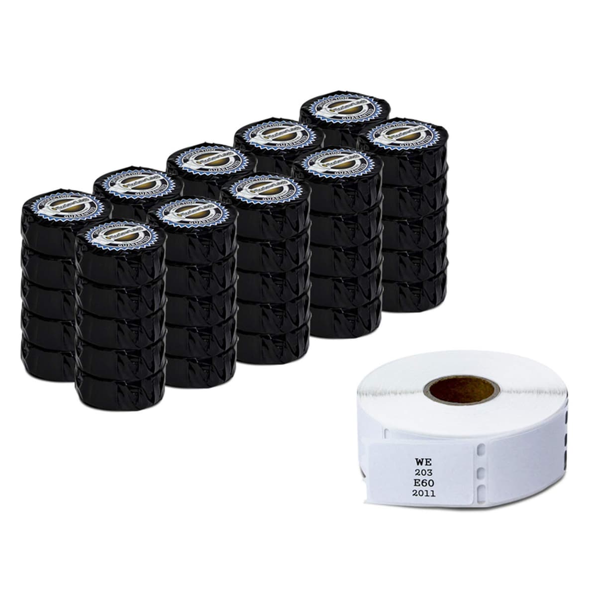 OfficeSmartLabels Etiquetas para lomo de libros 1 x 1-1/2 pulg., compatibles con 30347 (100 rollos, 750 etiquetas/rollo) A-OFSLBL347-100