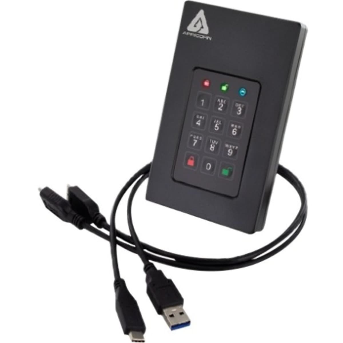 Apricorn Aegis Fortress L3 16TB - Unidad portátil USB 3.0 con cifrado hardware FIPS 140-2 Nivel 3 AFL3-S16TB