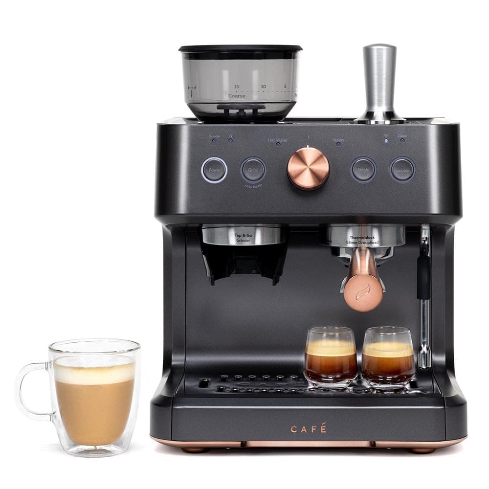 Café Bellissimo C7CESAS3RD3 - Máquina de espresso semiautomática con molinillo y WiFi