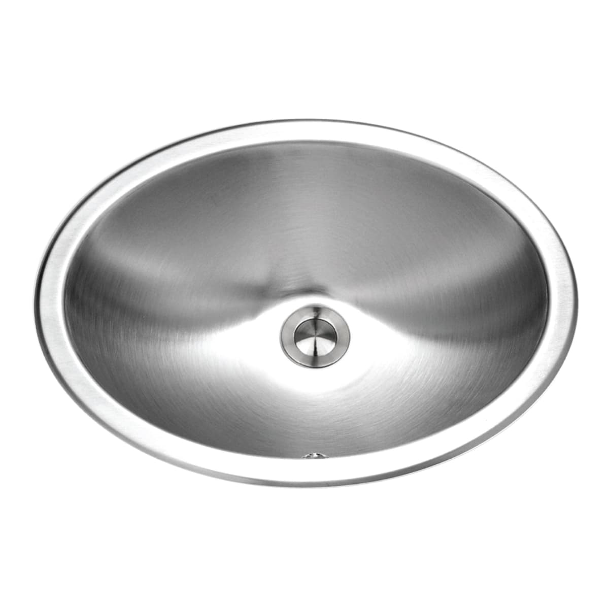 Houzer Opus CHTO-1800-5 Fregadero Ovalado Undermount 18" con Desagüe Overflow - Paquete de 5
