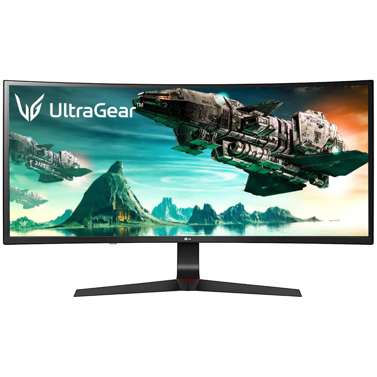 LG 34GL750-B Ultragear Gaming Monitor 34" 21:9 Curved WFHD (2560 x 1080) IPS 144Hz NVIDIA G-SYNC Compatible HDR10 - Black