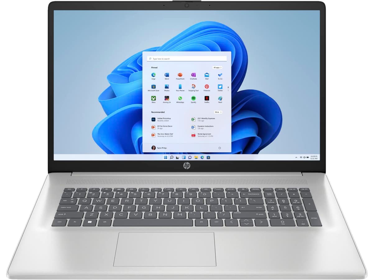 HP Pavilion portátil (modelo 2022), pantalla IPS FHD de 17.3", procesador Intel Core i3-1115G4, 16 GB de RAM, 512 GB SSD PCIe, pantalla antirreflejo, larga duración de batería, cámara web, HDMI, Bluetooth, Wi-Fi, Windows 11