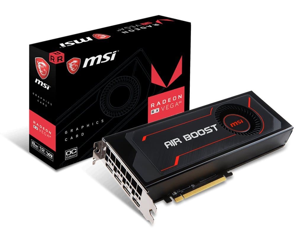 MSI RX VEGA 64 AIR BOOST 8G OC - Tarjeta gráfica