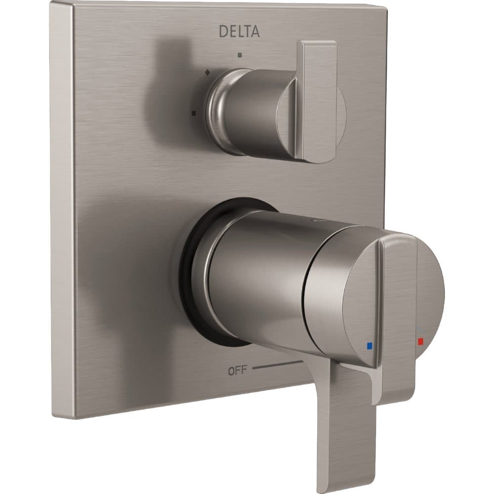 Delta Ara T27T867-SS Stainless Kit de Terminación Angular con Desviador Integrado de 3 Posiciones