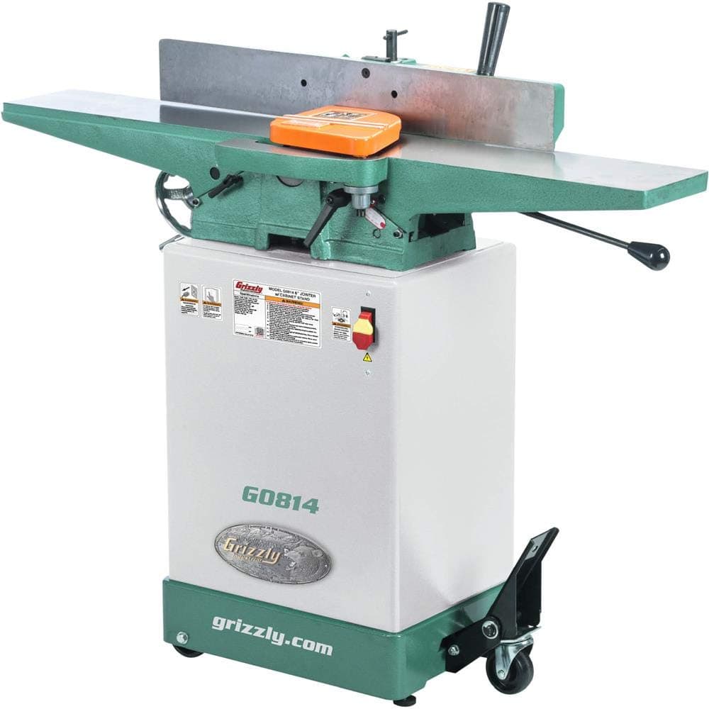 Grizzly Jointer G0814 6" x 48" con Base