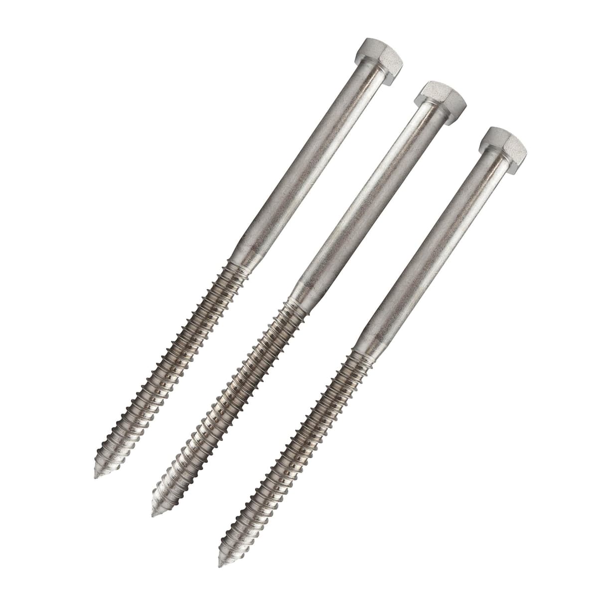 Conquest Lag Bolt 3/4" x 12" Hex Head, 316 Stainless Steel, 10 pack LB6SS-34X12-10PK