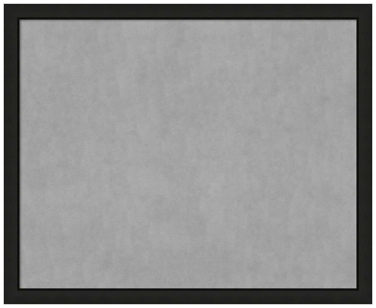 Tablero magnético enmarcado Amanti Art 43x35, área magnética 40x32, Midnight Black Narrow 28588293779