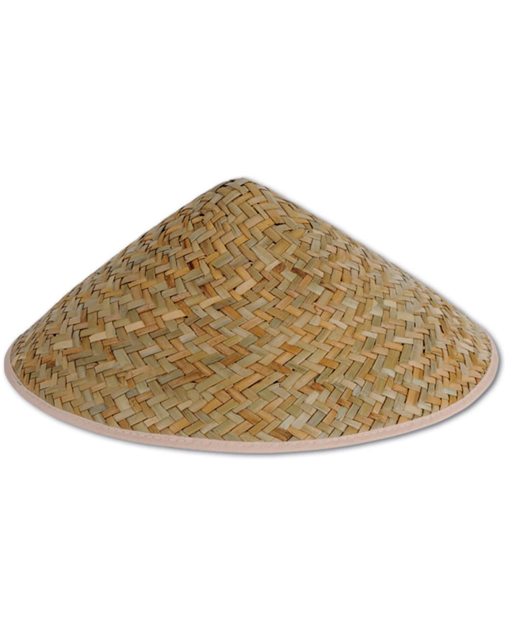 Beistle Sombrero cónico vietnamita de paja tamaño adulto, color tan - 1 pza 50065-RWB