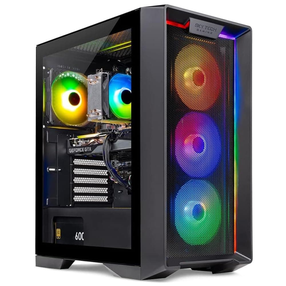 Skytech Nebula ST-NEBULA-1488-B-AM PC de Escritorio Gaming Intel i3 10105F GTX 1650 500GB 16GB