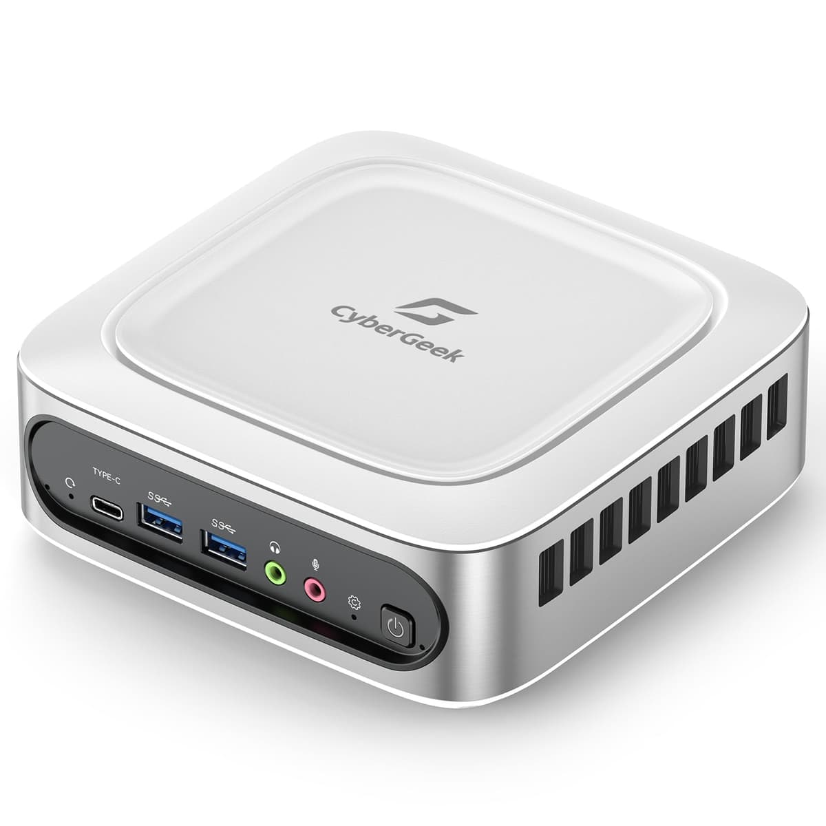 CyberGeek Mini PC Gaming Ubuntu, i9-11900H, 32GB DDR4, 1TB PCIe SSD, Triple 4K, Wi-Fi 6, BT5.2 T1
