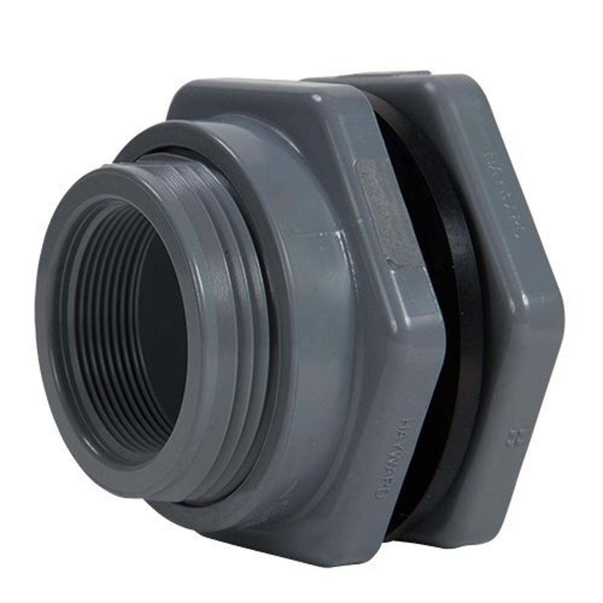 Hayward BFAS2040CES Bulkhead Fitting patrón corto 4" Socket x Rosca CPVC con sellos EPDM