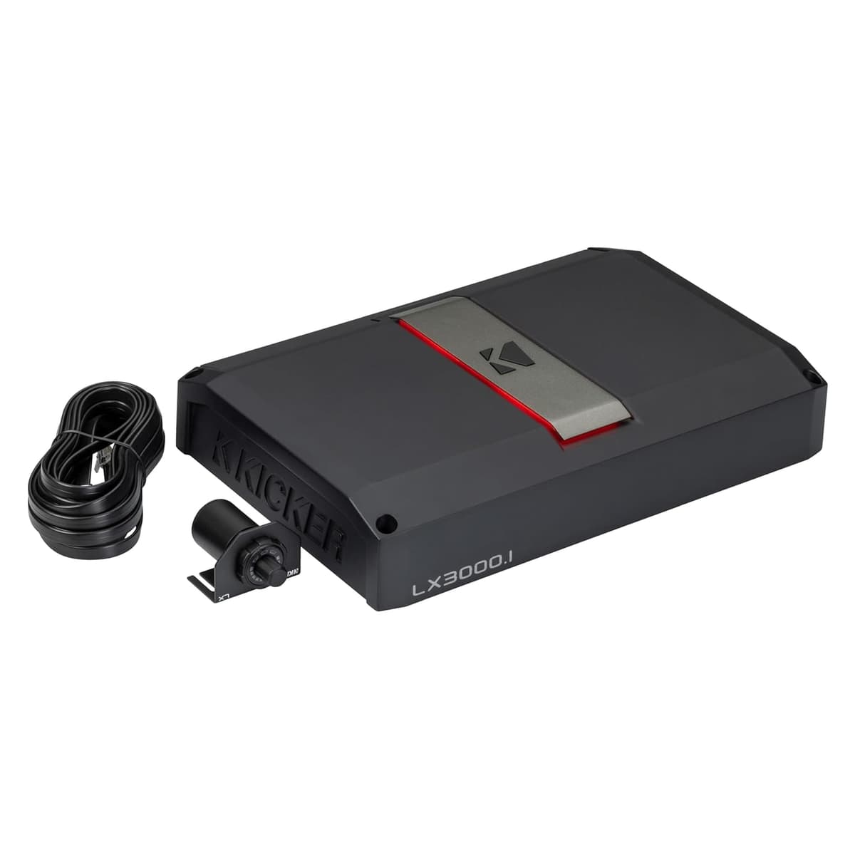 Kicker LX3000.1 - Amplificador Mono Class-D 3000W con Smart Bass