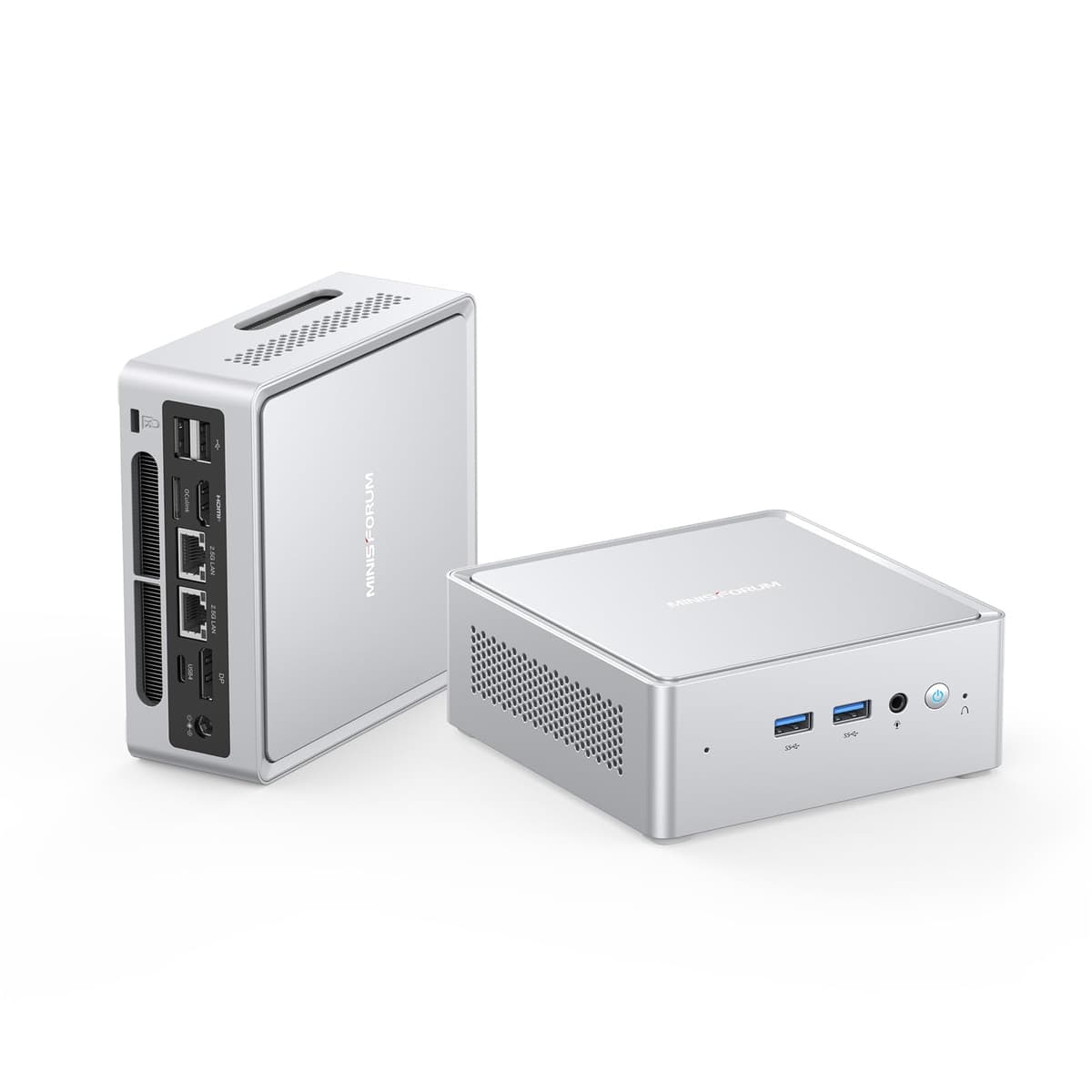 MINISFORUM NAB8 Plus - Mini PC Core i7-12800H, 16GB RAM, 1TB SSD, múltiples salidas de video Deskmini