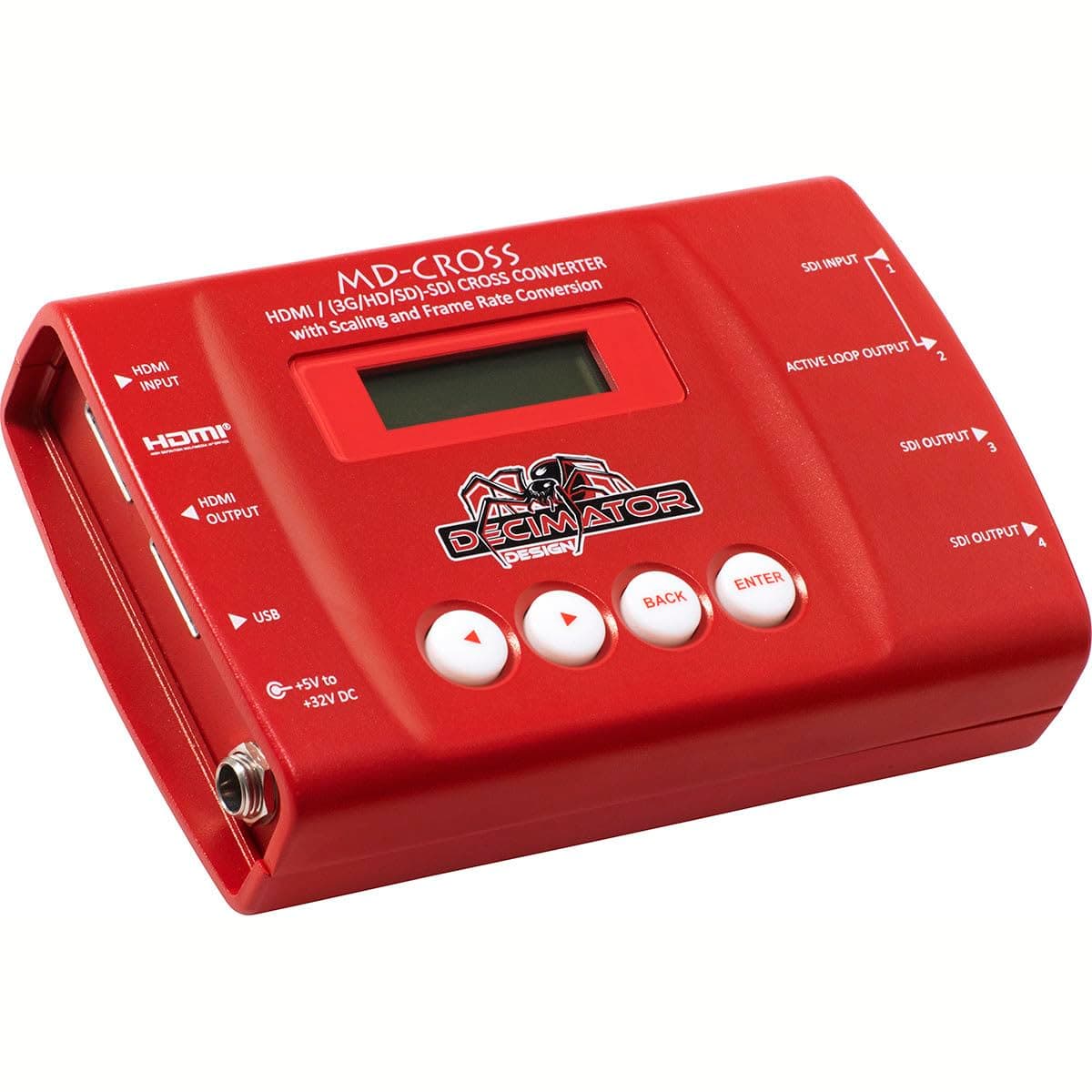 Decimator MD-Cross Mini Converter SDI/HDMI con escalador y conversión de frame rate FBA_DD-CROSS