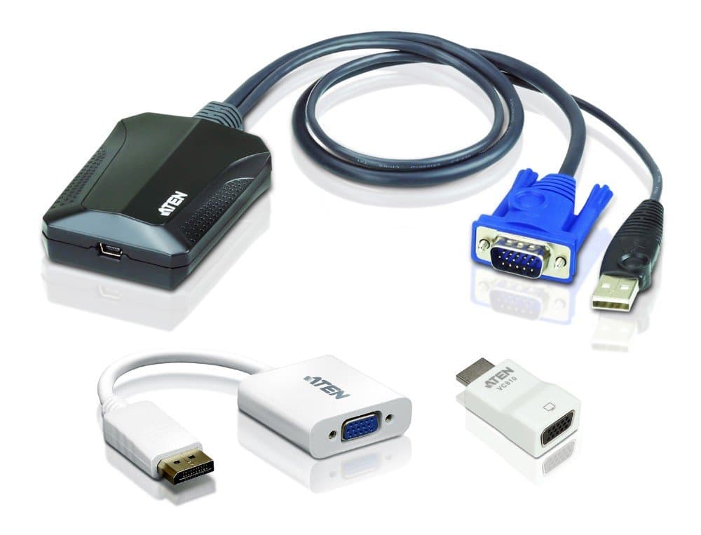 ATEN CV211CP - Laptop USB KVM Console Crash Cart Adapter Kit