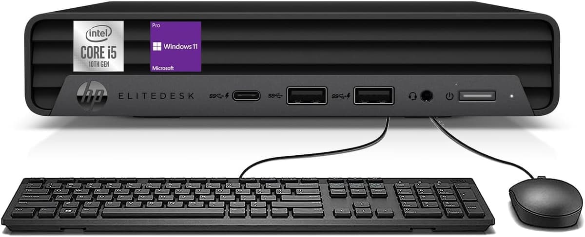 HP EliteDesk 800 G6 Mini PC i5-10500T 32GB 512GB SSD Windows 11 Pro (Reacondicionado)