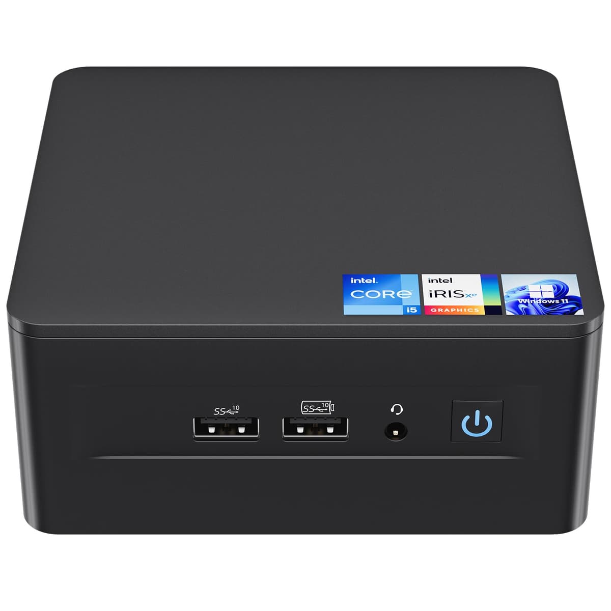 GEEK+ ASUS NUC 12Pro, Intel NUC 12 Pro NUC12WSHi5 Mini PC, Intel Core i5-1240P (12C/16T, hasta 4.4 GHz), 16 GB DDR4 RAM, 512 GB PCIe 4.0 NVMe SSD, Intel Iris Xe Graphics, Wi-Fi 6E, Bluetooth 5.3, soporte 8K, Windows 11 Pro