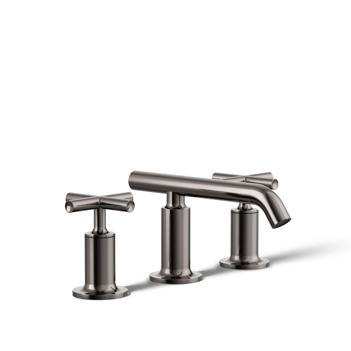 KOHLER Purist grifo lavamanos widespread 3 orificios - Vibrant Titanium 14410-3-TT